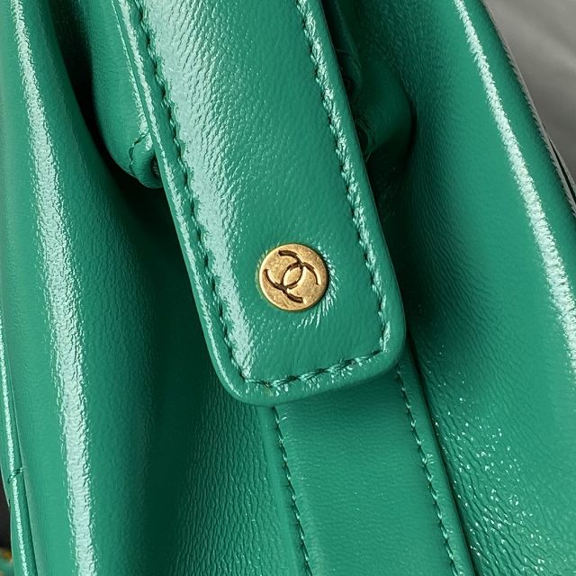2024 CC original lambskin small top handle bag AS4959 green