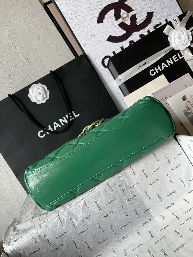 2024 CC original lambskin medium hobo handbag AS4923 green