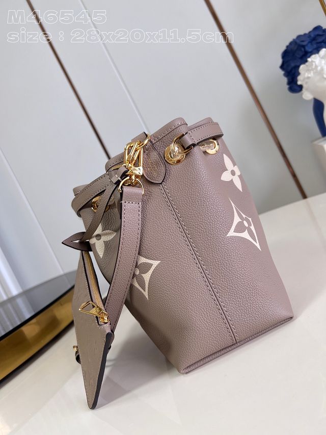 2024 Louis vuitton original calfskin bundle bag M25453 grey