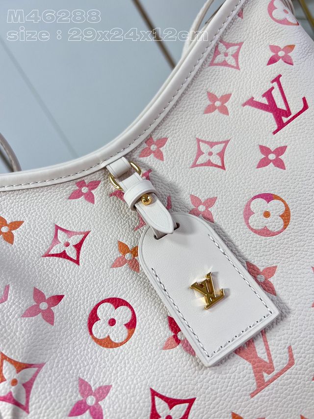 Louis vuitton original calfskin carryAll pm M24652 white&pink