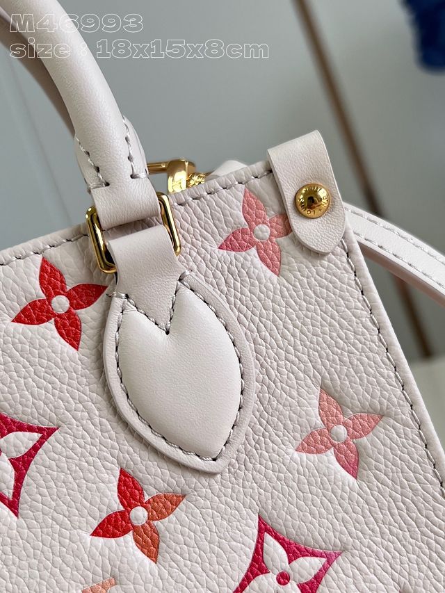 Louis vuitton original calfskin onthego BB M47115 white&pink