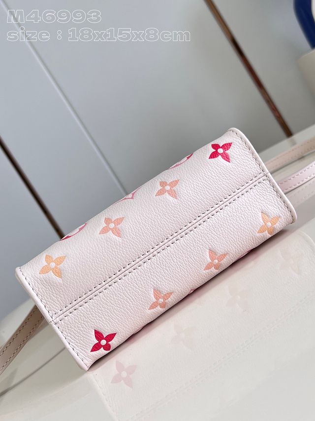 Louis vuitton original calfskin onthego BB M47115 white&pink