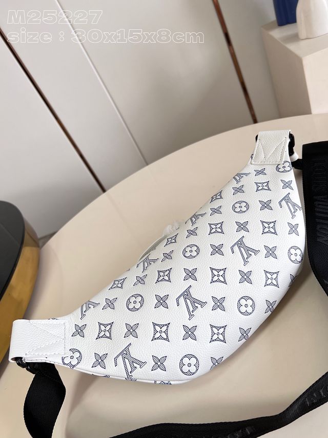 Louis vuitton original calfskin rush bumbag M25227 white