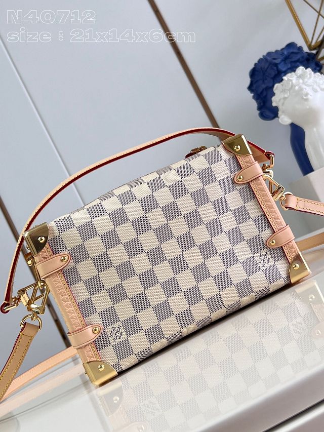 Louis vuitton original damier azur side trunk mm N40712