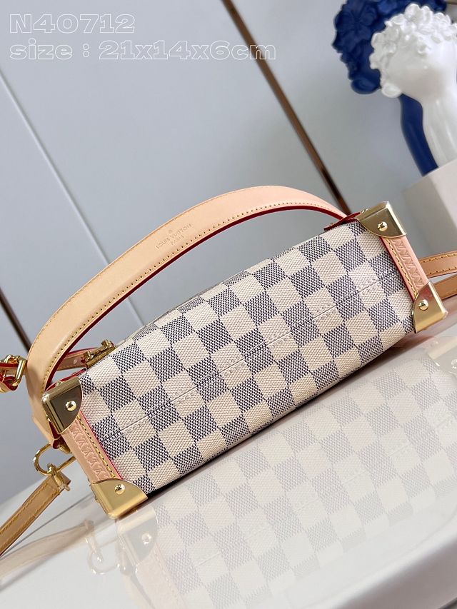 Louis vuitton original damier azur side trunk mm N40712