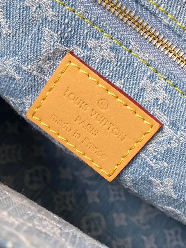 Louis vuitton original denim onthego pm M24897 light blue