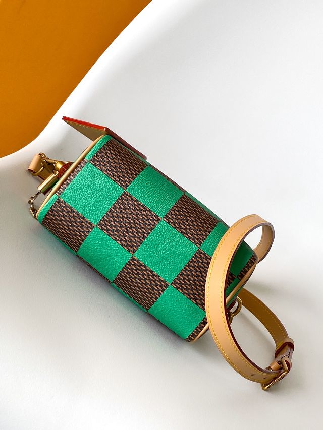 Louis vuitton original damier canvas nano speedy 18 N40534 green