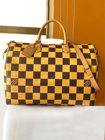 Louis vuitton original damier canvas speedy 50 N40578 yellow