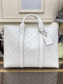 Louis vuitton original monogram canvas weekend tote bag M30919 white