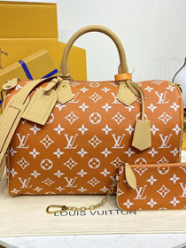 Louis vuitton original soft calfskin speedy P9 50 M46961 orange