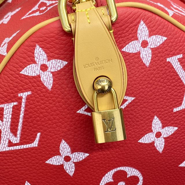 Louis vuitton original soft calfskin speedy P9 50 M46961 red