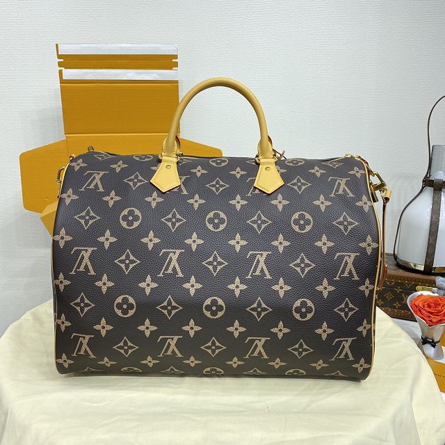 Louis vuitton original soft calfskin speedy P9 50 M46962 brown