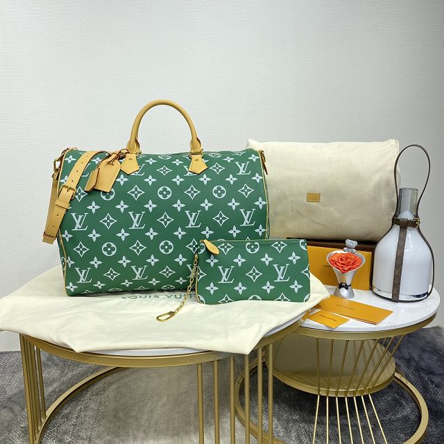 Louis vuitton original soft calfskin speedy P9 50 M46991 green