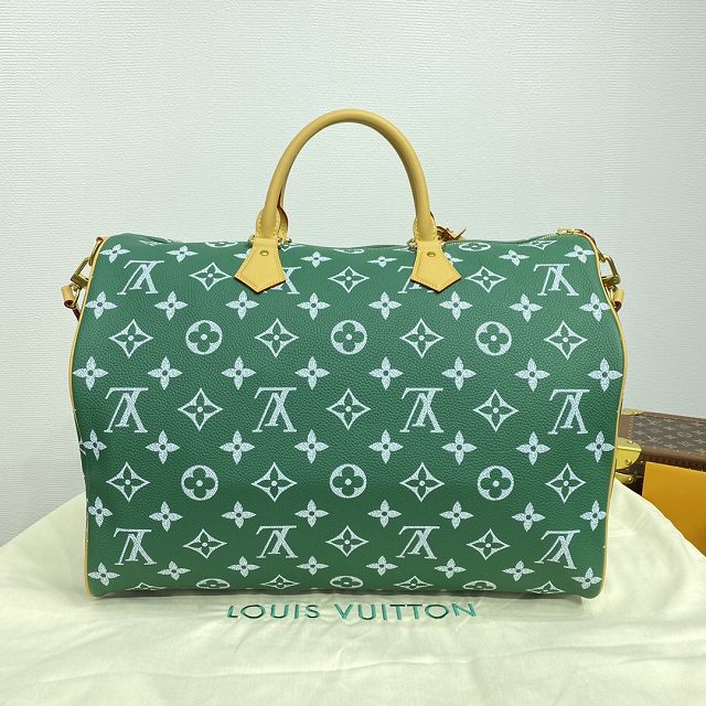 Louis vuitton original soft calfskin speedy P9 50 M46991 green