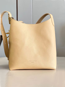 Louis vuitton original calfskin low key hobo handbag PM M25353 beige