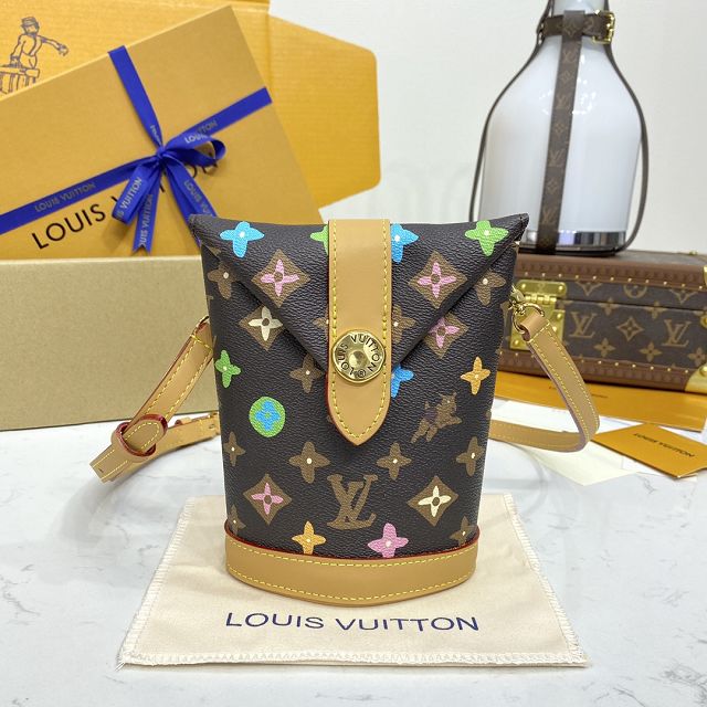 Louis vuitton original monogram canvas rush bumbag M24858 brown