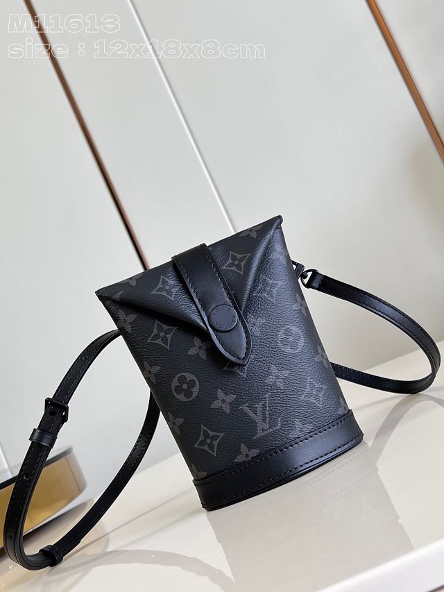 Louis vuitton original monogram eclipse envelope pouch M11613