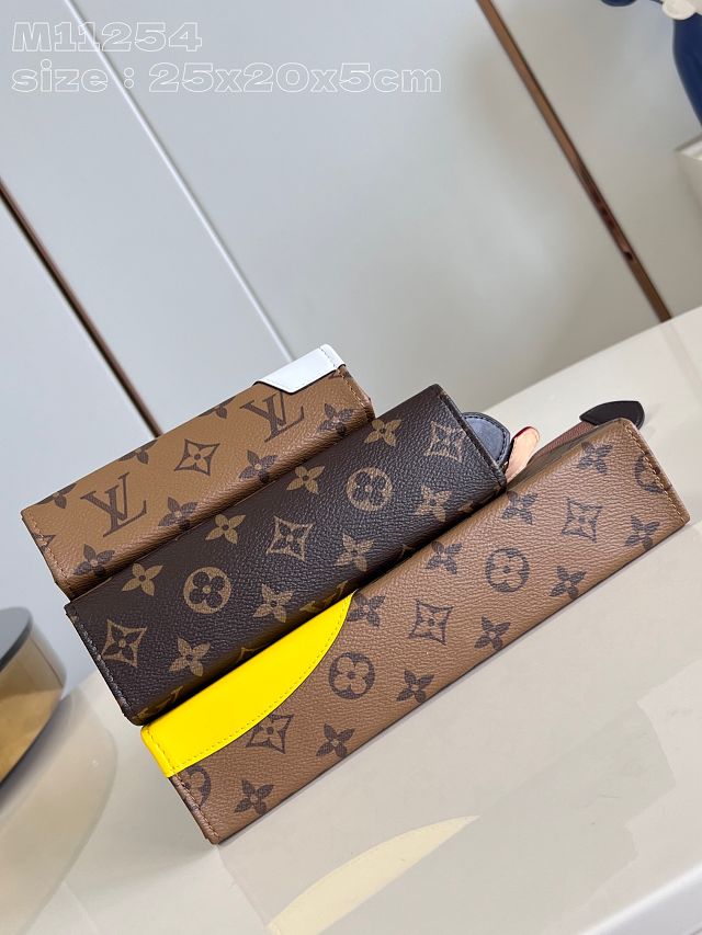 Louis vuitton original monogram reverse trio poche toilette M11254