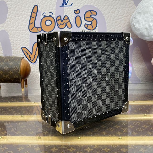 Louis vuitton original damier graphite jewelry box N13513