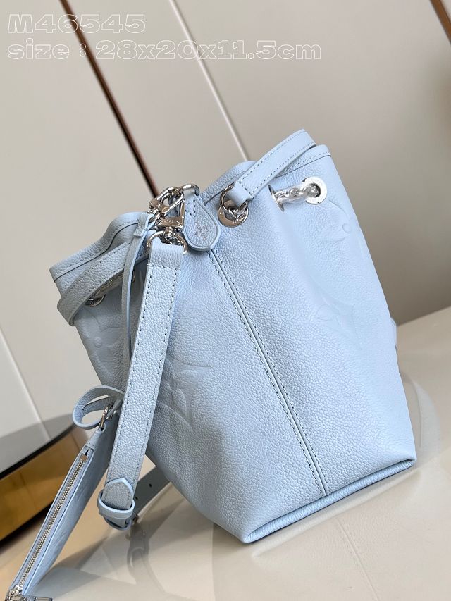 Louis vuitton original calfskin bundle bag M46545 light blue