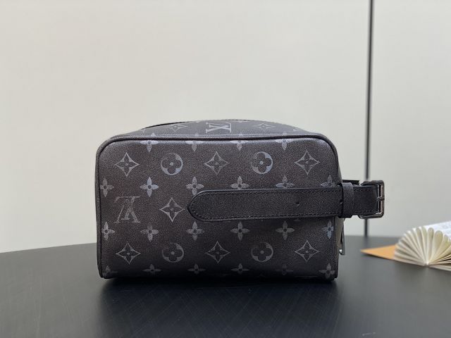 Louis vuitton original brushed calfskin locker dopp kit M11670