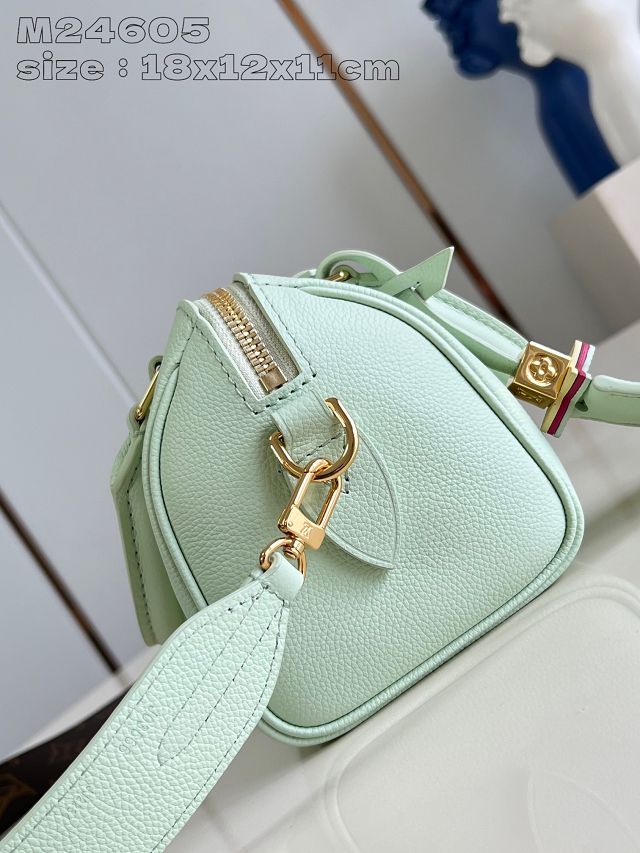 Louis vuitton original calfskin speedy 18 M24605 green