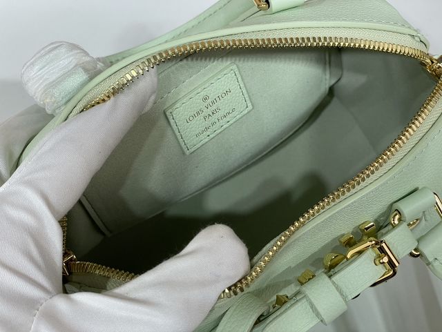 Louis vuitton original calfskin speedy 18 M24605 green