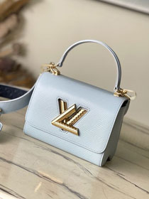 Louis vuitton original epi leather twist pm M25362 blue