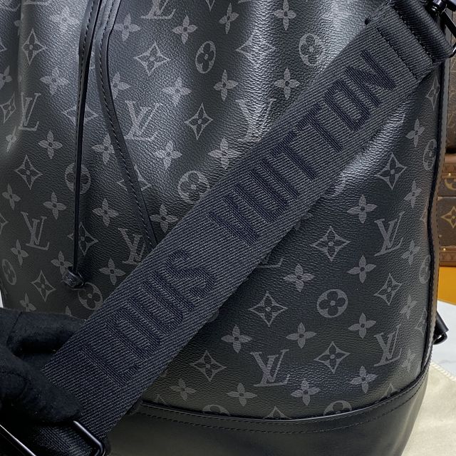 Louis vuitton original monogram eclipse maxi noe sling bag M46693