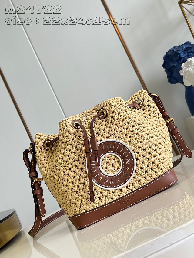 Louis vuitton original raffia neonoe BB M24722 natural