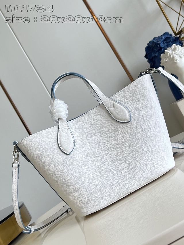 Louis vuitton original calfskin blossom pm tote M11734 white