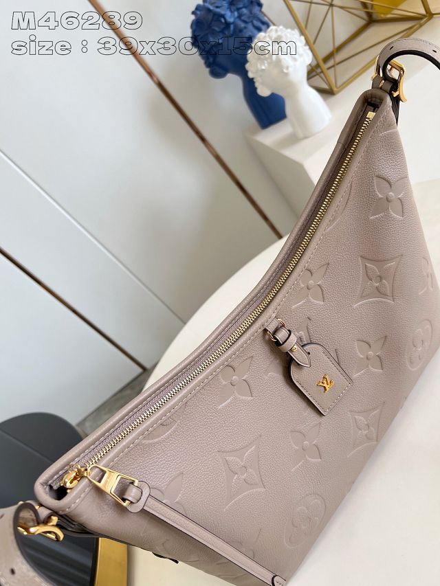 Louis vuitton original calfskin carryAll MM M46289 grey