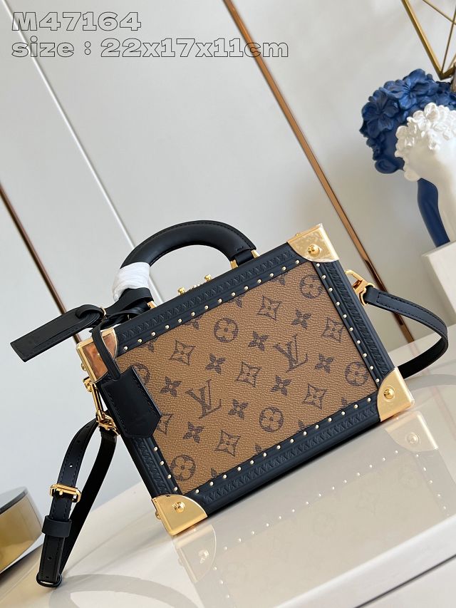 Louis vuitton original monogram reverse petite valise M47164