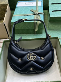 GG original calfskin marmont small shoulder bag 770983 black