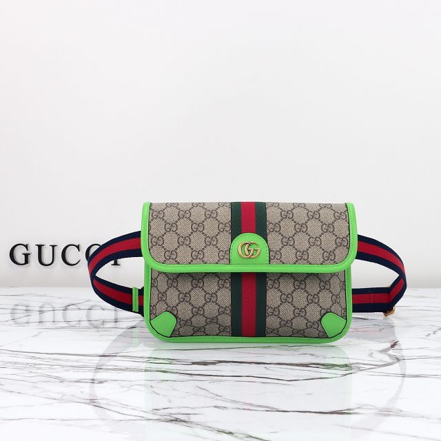 GG original canvas belt bag 752597 green