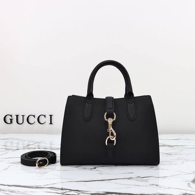 GG original calfskin small tote bag 795349 black