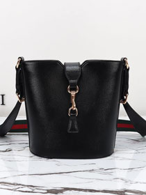 GG original calfskin mini bucket shoulder bag 782908 black