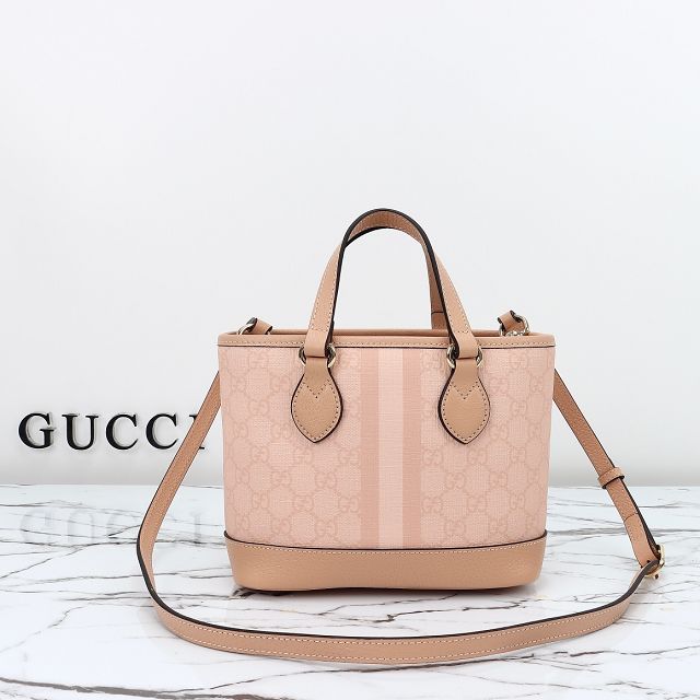 GG original canvas ophidia mini tote bag 811716 light pink