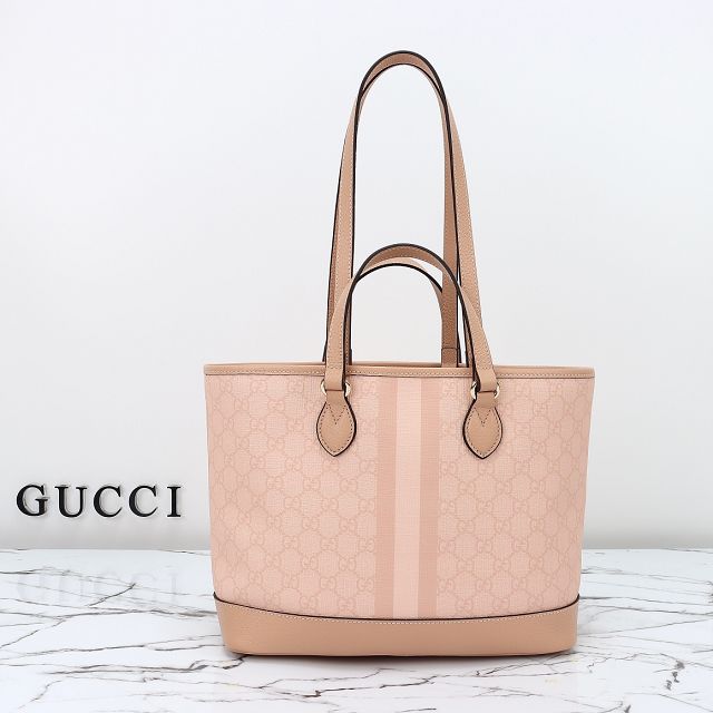 GG original canvas ophidia small tote bag 765043 light pink