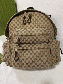 GG original canvas large backpack 800182 beige