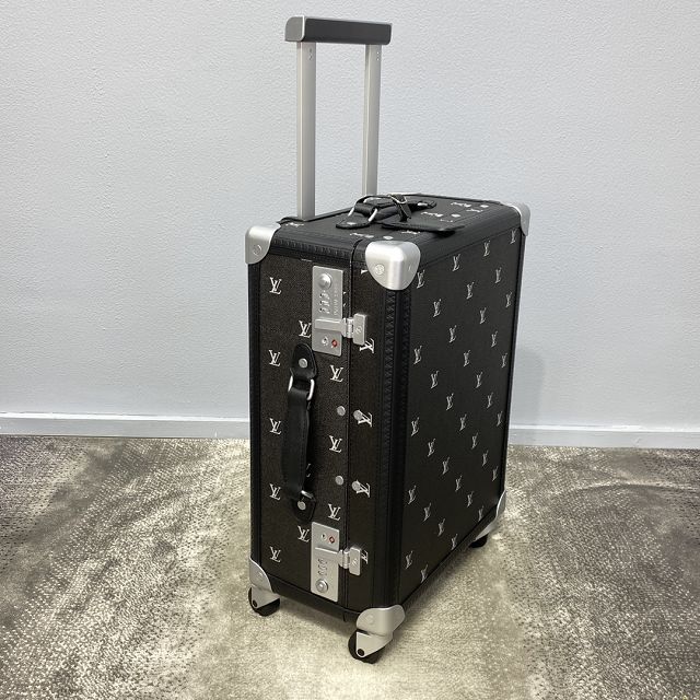 Louis vuitton original calfskin 55 rolling trunk M11067 black