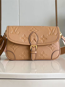 Louis vuitton original calfskin diane satchel M11817 arizona beige