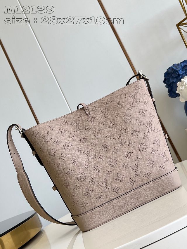 Louis vuitton original calfskin flore handbag M12140 grey