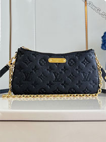 Louis vuitton original calfskin liv pochette M12711 black