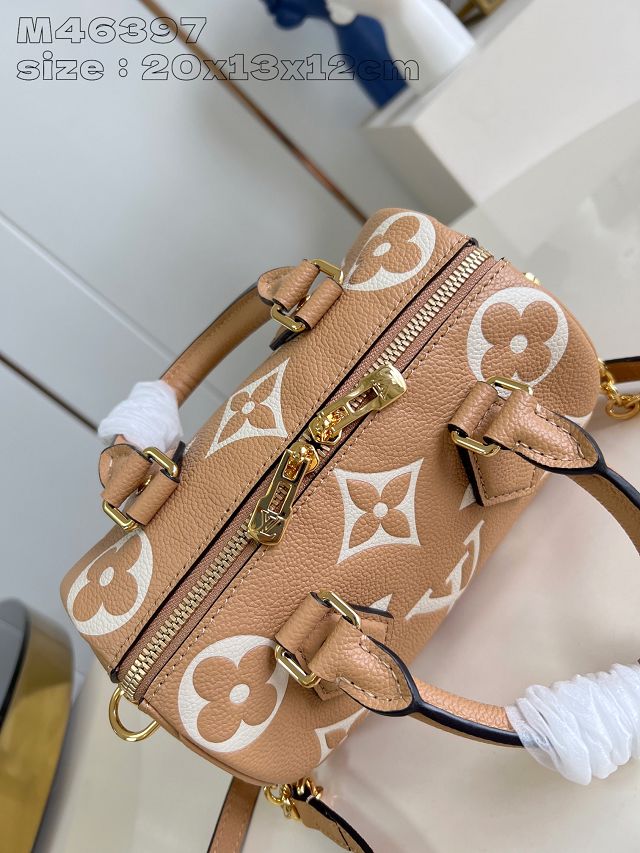 Louis vuitton original calfskin speedy 20 M46397 arizona beige