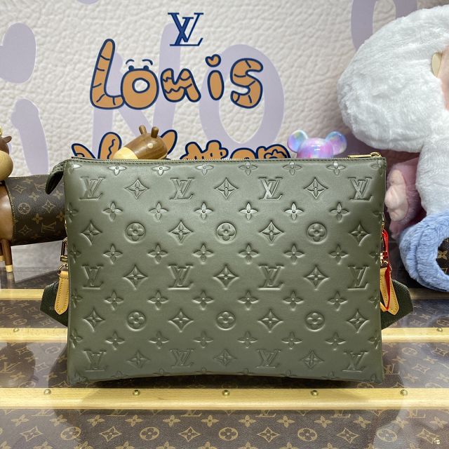 Louis vuitton original lambskin coussin pm bag M25110 green