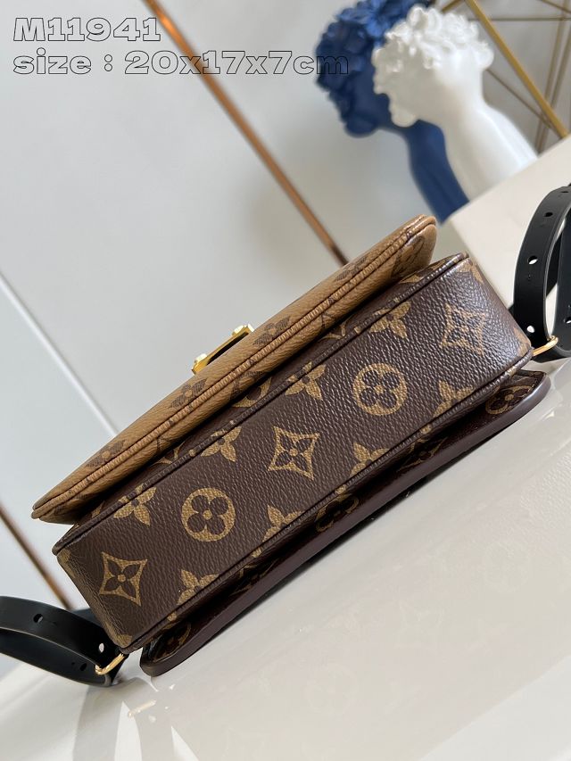 Louis vuitton original monogram reverse pochette metis backpack M11941