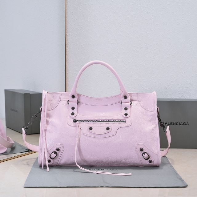 Balenciaga original lambskin le city medium bag 7977862 pink