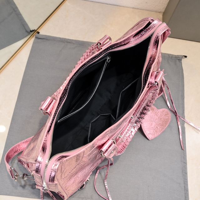 Balenciaga original lambskin le city medium bag 7977862 pink