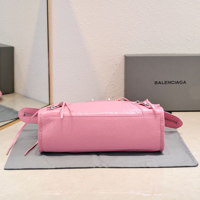 Balenciaga original lambskin le city small bag 8114422 pink